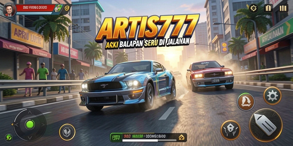 Gameplay balapan seru di ARTIS777 dengan grafis yang memukau.