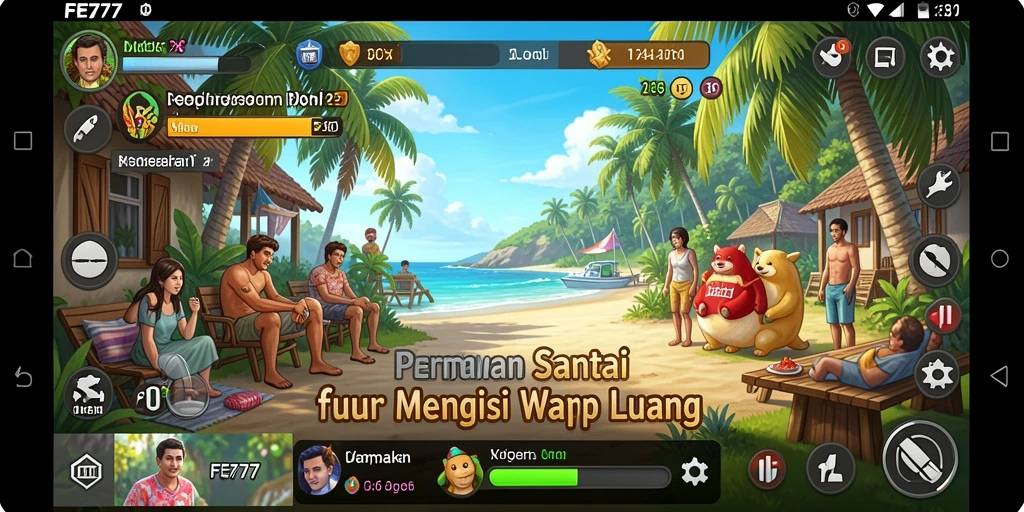 Screenshot menunjukkan gameplay yang menyenangkan dalam permainan Casual.