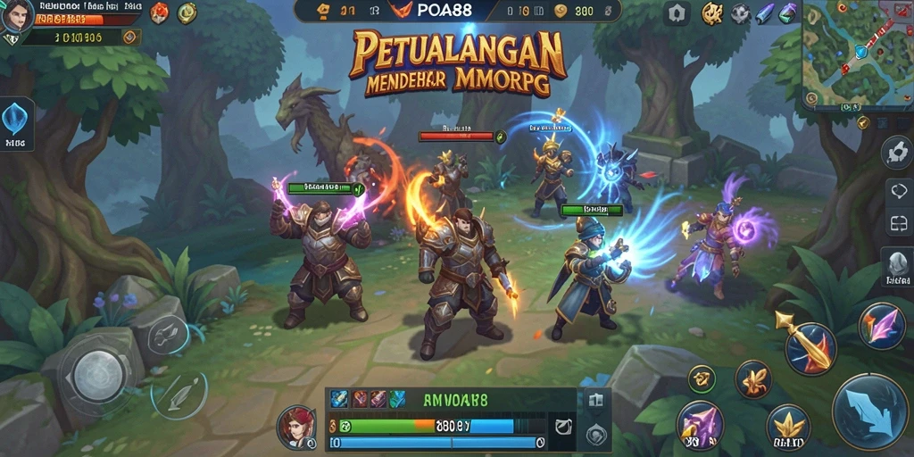 Tangkapan layar gameplay menarik dari POA88 yang menampilkan petualangan MMORPG.